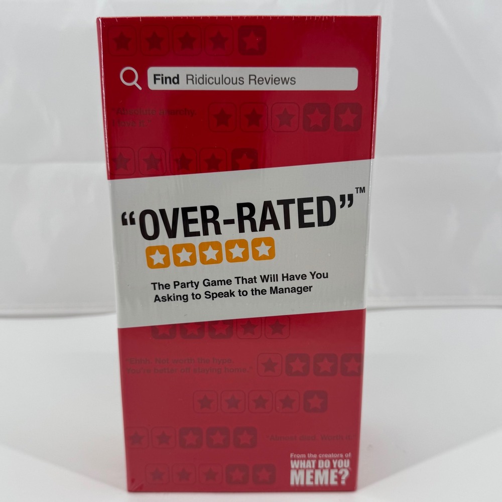 What Do You Meme Over-Rated Party Game Red Ridiculous Reviews New‎